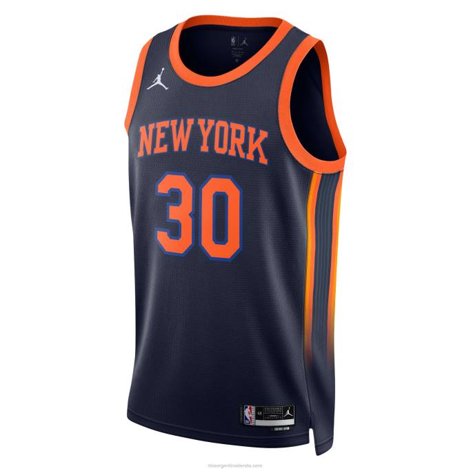 NBA 0F6D3739 julius randle nueva york knicks jordan marca azul marino swingman jersey