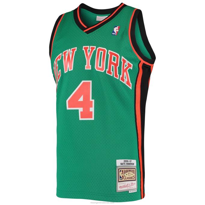 NBA 0F6D5811 new york knicks nate robinson mitchell & ness green hardwood classics swingman jersey