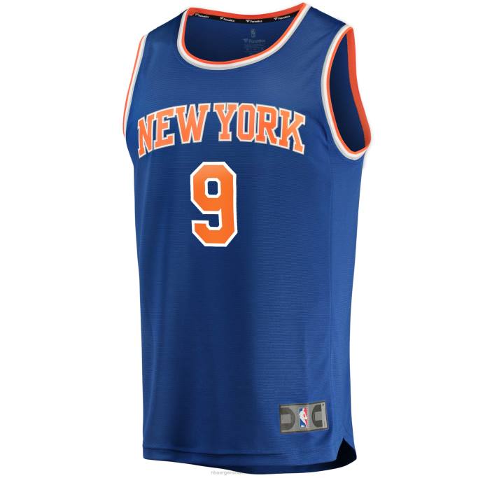 NBA 0F6D630 New York Knicks Rj Barrett Réplica De Camiseta Royal Fast Break