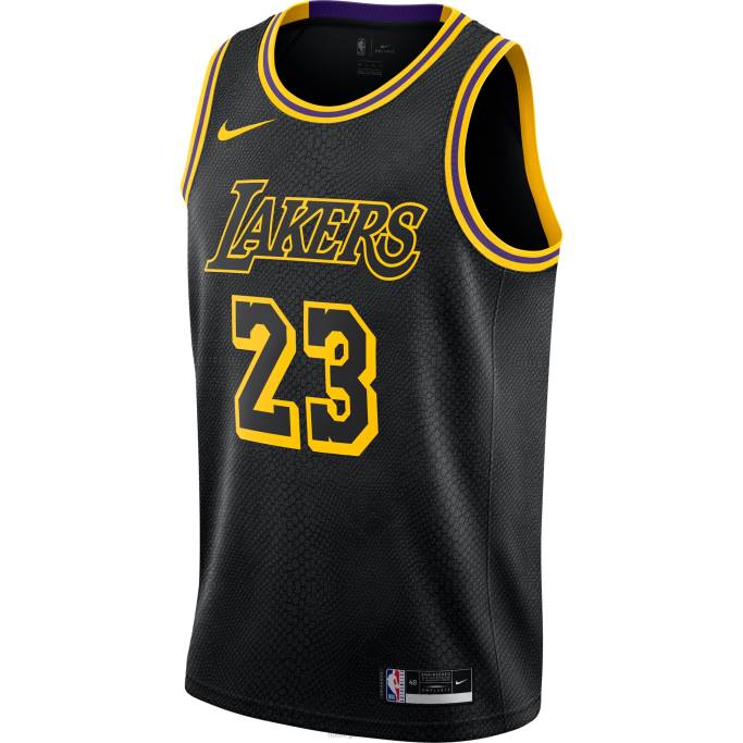 NBA 0F6D363 camiseta los angeles lakers lebron james nike city edition swingman negro