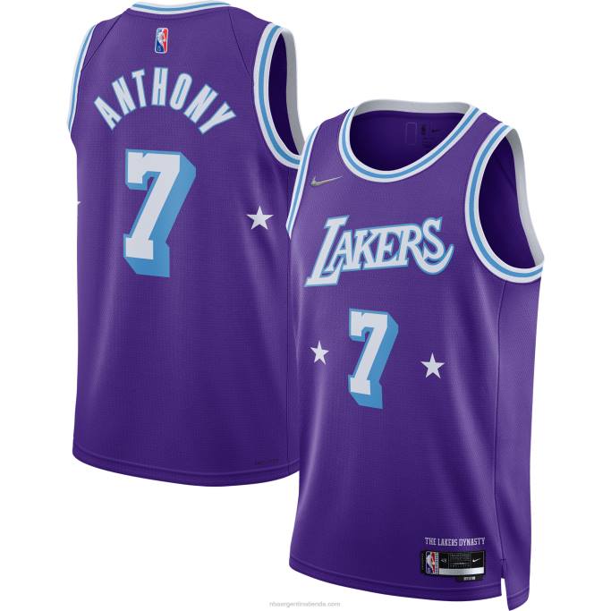 NBA 0F6D6929 camiseta los angeles lakers carmelo anthony nike swingman morado