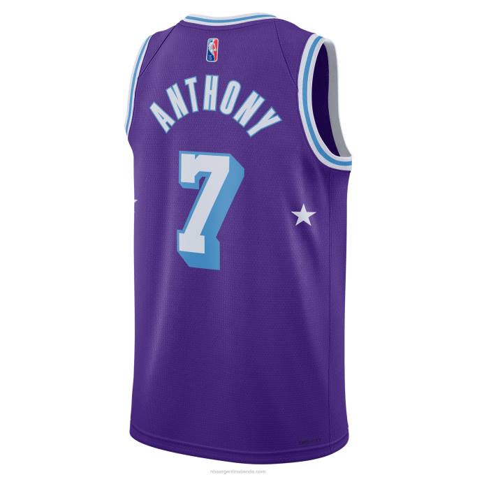 NBA 0F6D6929 camiseta los angeles lakers carmelo anthony nike swingman morado