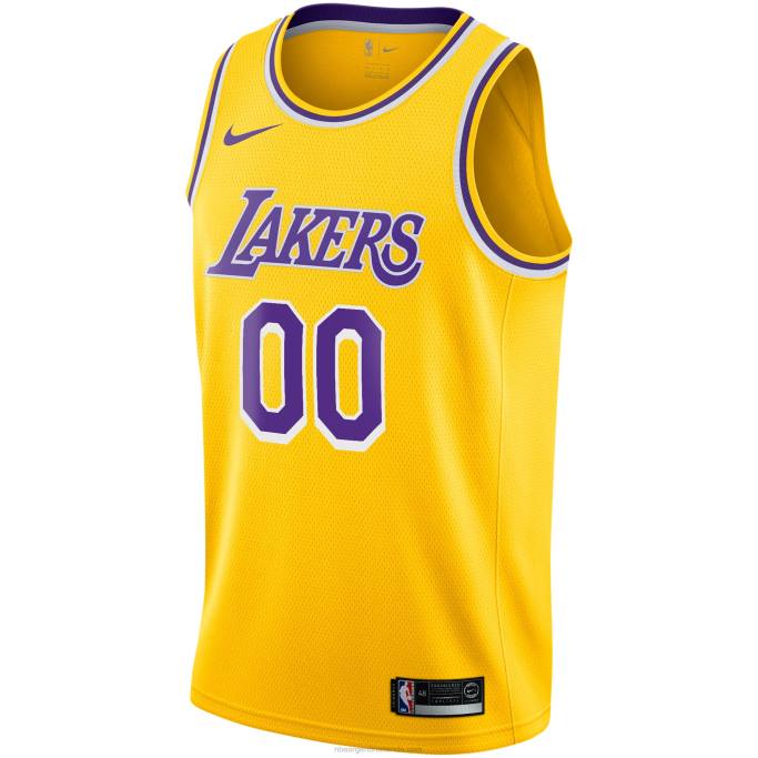 NBA 0F6D903 Los angeles lakers nike oro swingman camiseta personalizada