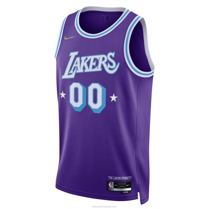 NBA 0F6D96 Los angeles lakers nike púrpura swingman camiseta personalizada