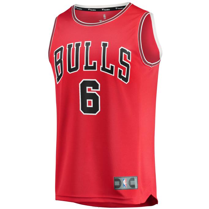 NBA 0F6D1486 réplica de camiseta roja de alex caruso de los toros de chicago