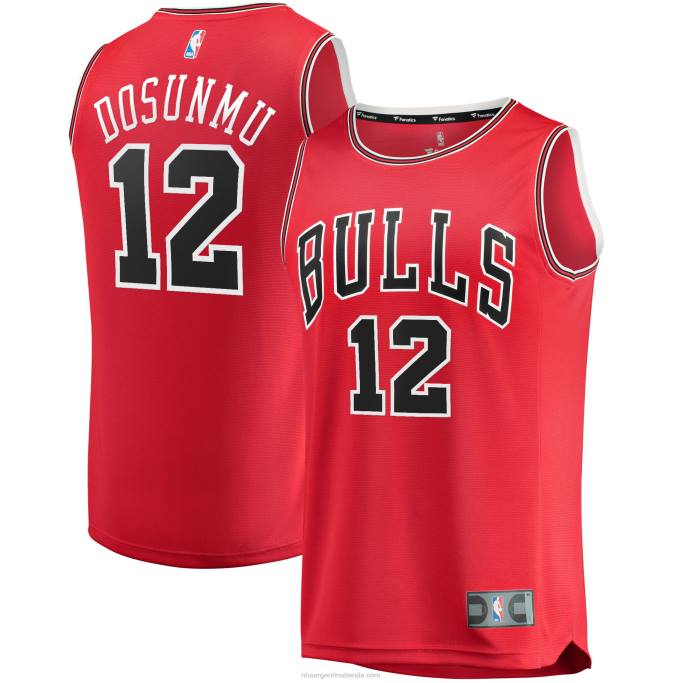 NBA 0F6D1489 réplica de camiseta roja de ayo dosunmu de los chicago bulls