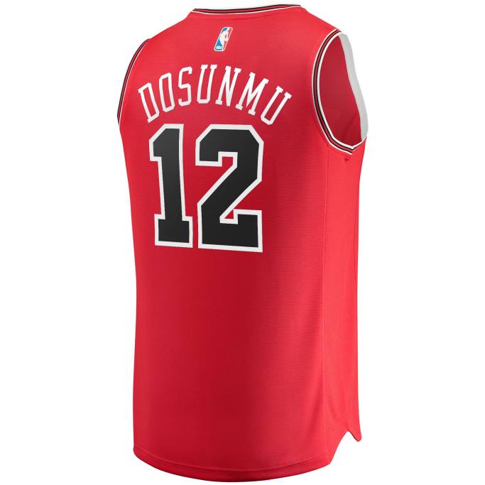 NBA 0F6D1489 réplica de camiseta roja de ayo dosunmu de los chicago bulls