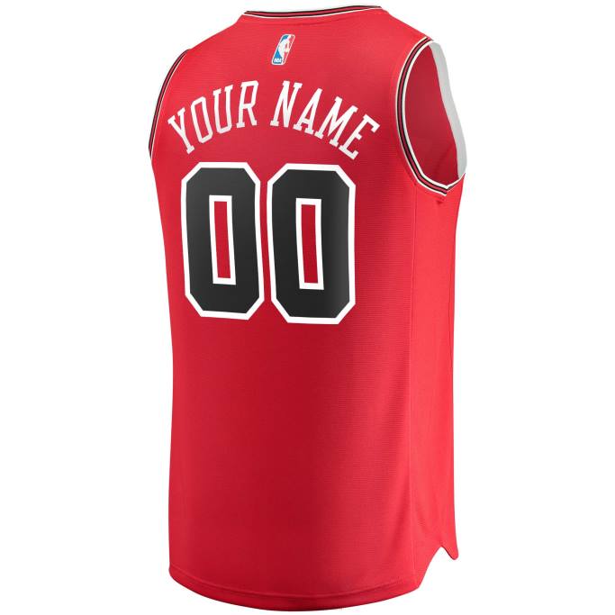 NBA 0F6D29 réplica personalizada de la camiseta roja de los toros de chicago