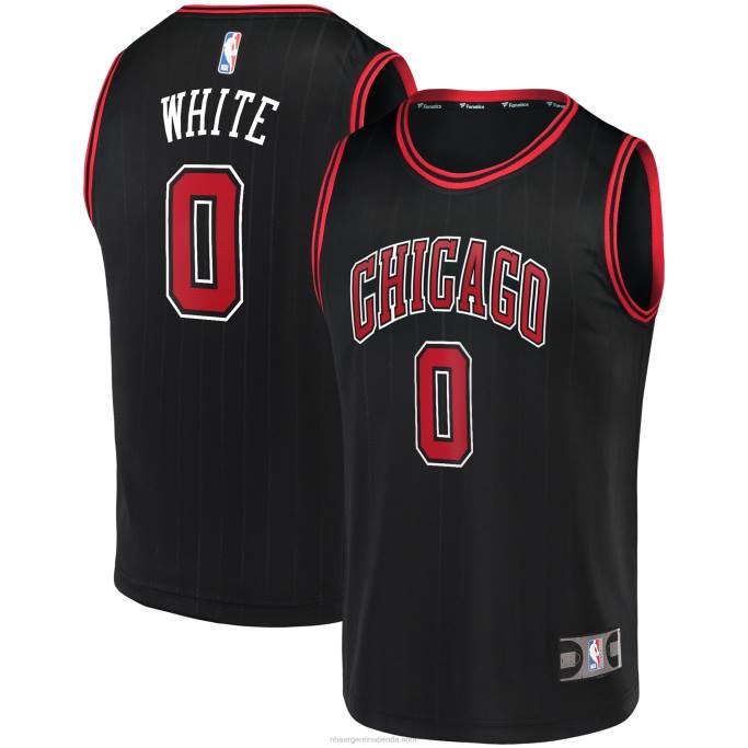 NBA 0F6D5110 réplica de camiseta chicago bulls coby white black fast break