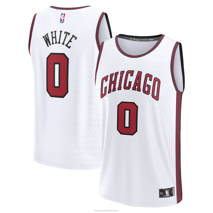 NBA 0F6D7700 camiseta chicago bulls coby white white fastbreak
