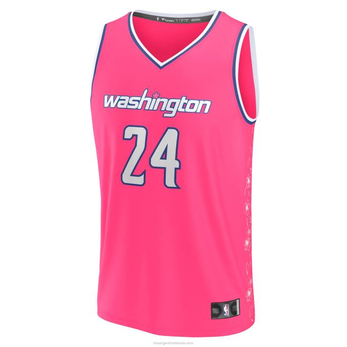 NBA 0F6D1774 camiseta rosa fastbreak corey kispert de los magos de washington