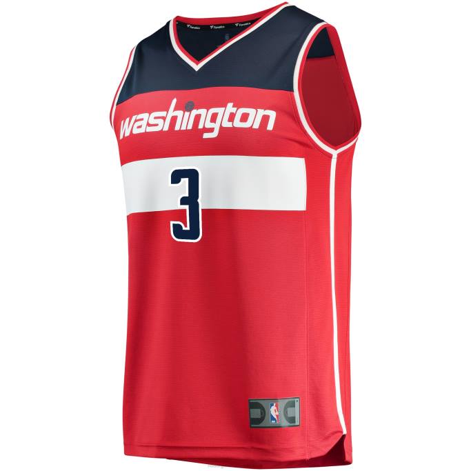 NBA 0F6D2643 Washington Wizards bradley beal rojo fast break player jersey