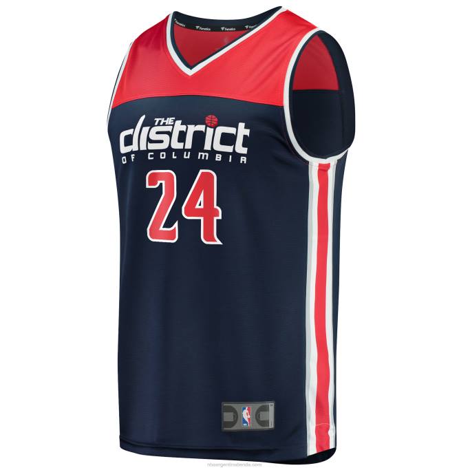 NBA 0F6D3195 réplica de camiseta corey kispert de los magos de washington azul marino