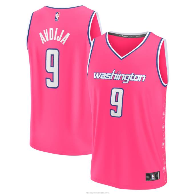 NBA 0F6D3861 camiseta rosa fastbreak de los magos de washington deni avdija