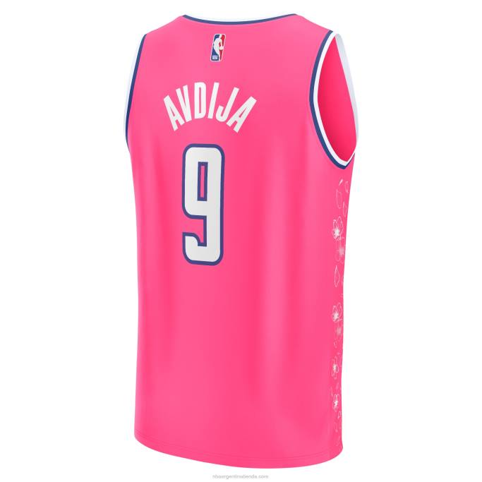 NBA 0F6D3861 camiseta rosa fastbreak de los magos de washington deni avdija