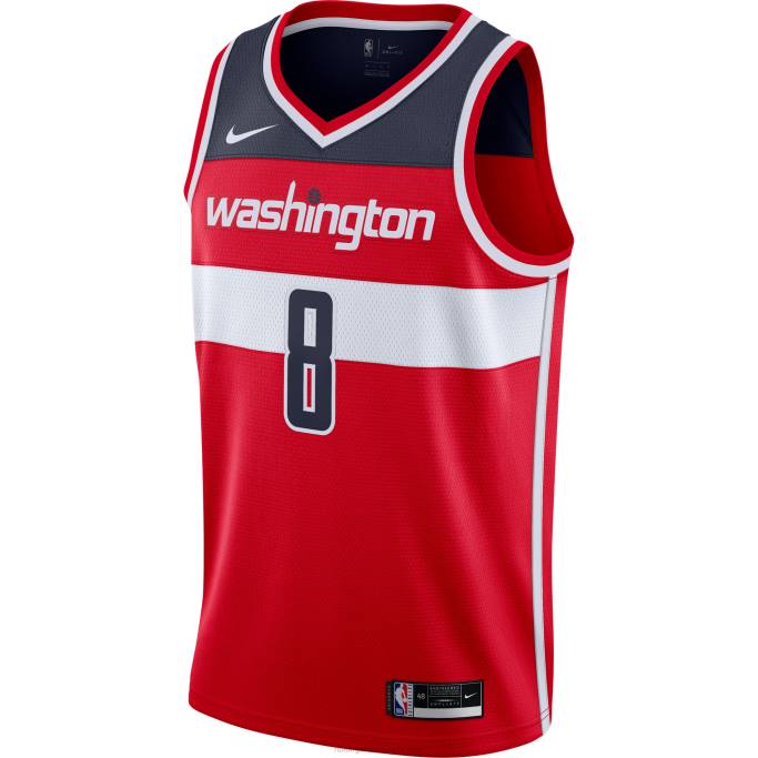 NBA 0F6D5775 Camiseta Washington Wizards Rui Hachimura Nike Swingman Roja