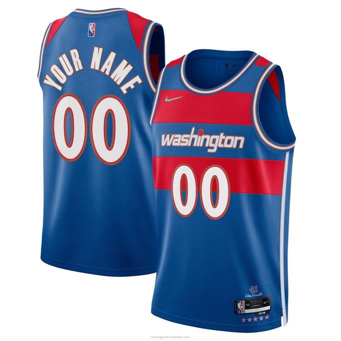 NBA 0F6D6065 Washington Wizards Nike Royal Swingman camiseta personalizada