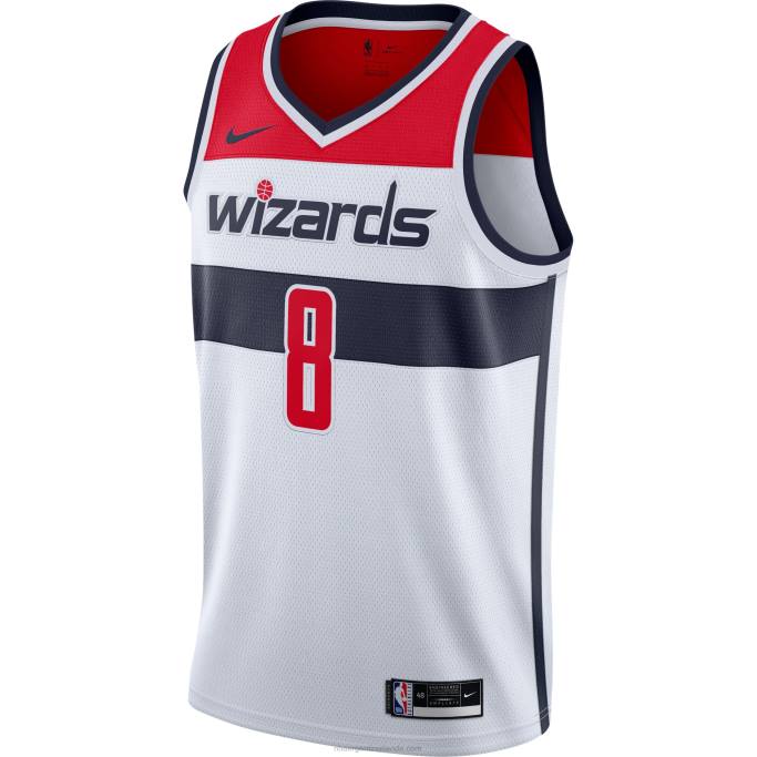 NBA 0F6D6582 Camiseta Washington Wizards Rui Hachimura Nike Blanco Swingman