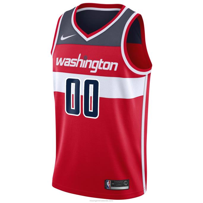 NBA 0F6D6658 Camiseta Washington Wizards Nike Swingman roja personalizada