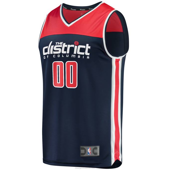 NBA 0F6D7141 Washington Wizards Navy Fast Break Réplica Jersey personalizado