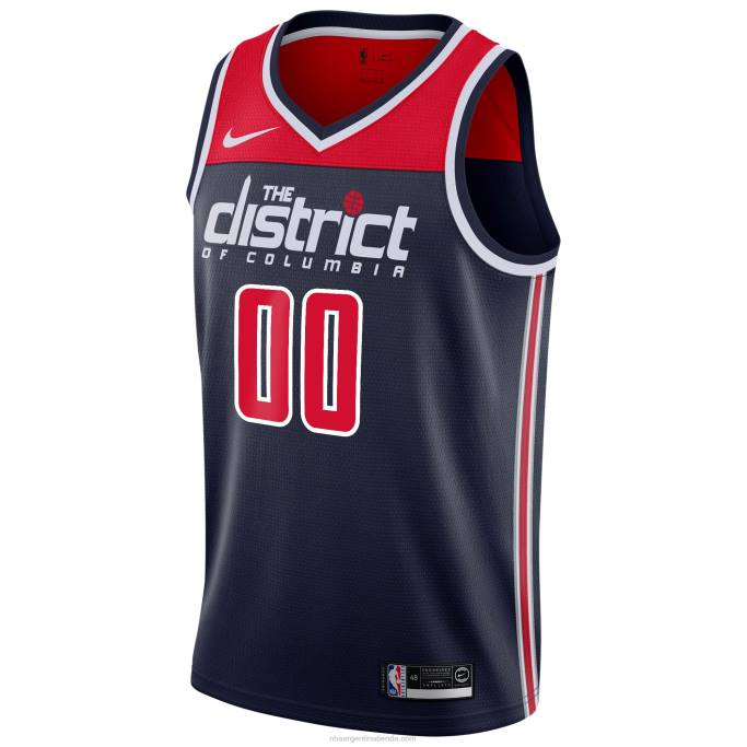 NBA 0F6D7144 Camiseta Washington Wizards Nike Navy Custom Swingman