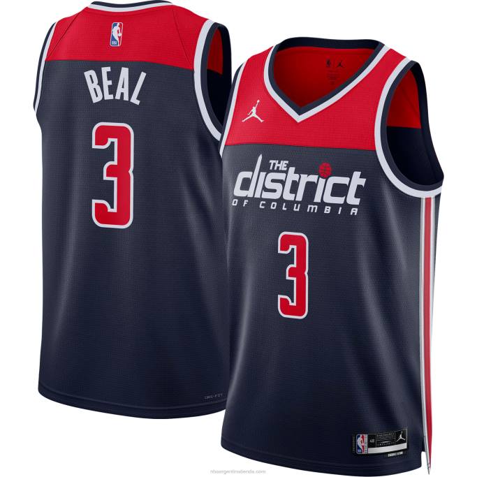 NBA 0F6D7826 camiseta de los magos de washington bradley beal jordan brand azul marino swingman