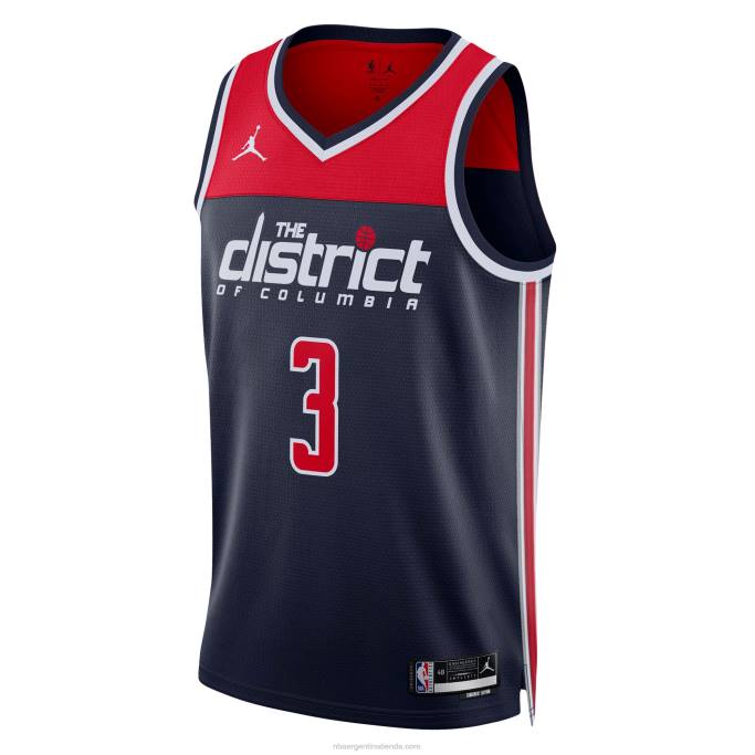 NBA 0F6D7826 camiseta de los magos de washington bradley beal jordan brand azul marino swingman
