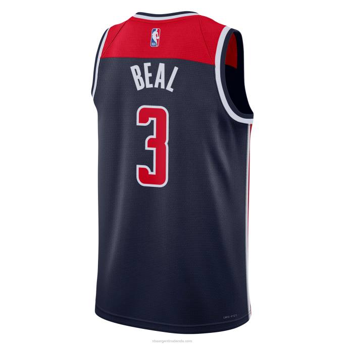 NBA 0F6D7826 camiseta de los magos de washington bradley beal jordan brand azul marino swingman