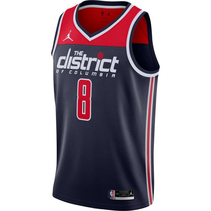 NBA 0F6D7827 magos de washington rui hachimura jordan brand jersey de jugador swingman azul marino