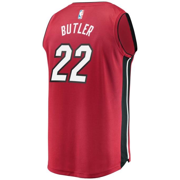 NBA 0F6D1028 Miami Heat Réplica de camiseta roja de Jimmy Butler Fast Break