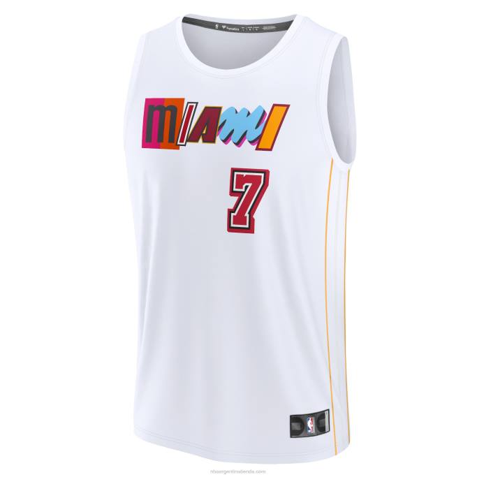 NBA 0F6D1363 miami calor kyle lowry blanco fastbreak jersey