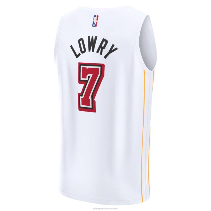 NBA 0F6D1363 miami calor kyle lowry blanco fastbreak jersey