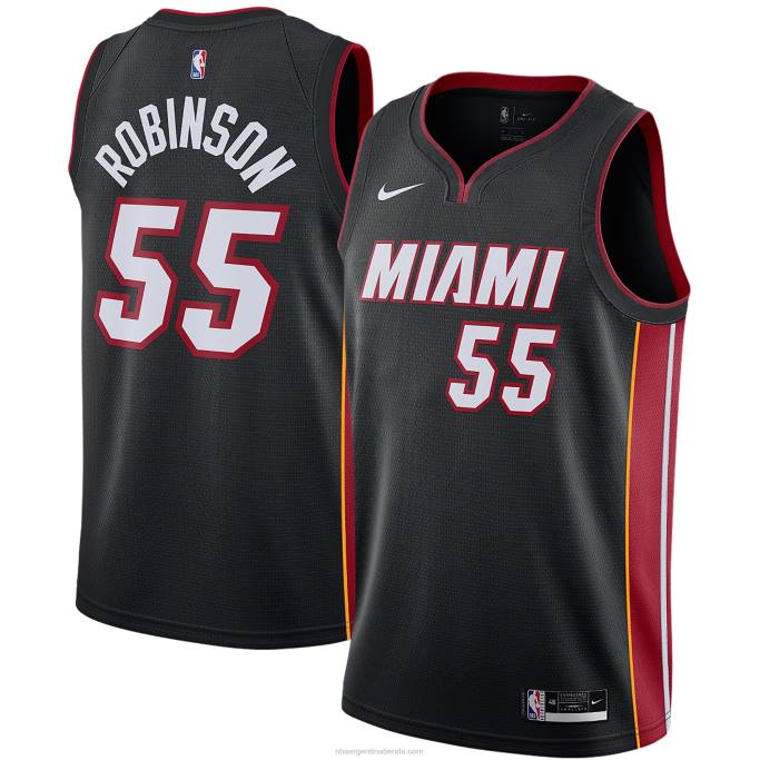 NBA 0F6D16197 camiseta miami heat duncan robinson nike swingman negra