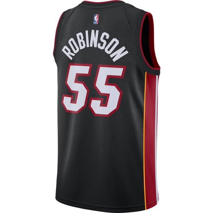 NBA 0F6D16197 camiseta miami heat duncan robinson nike swingman negra