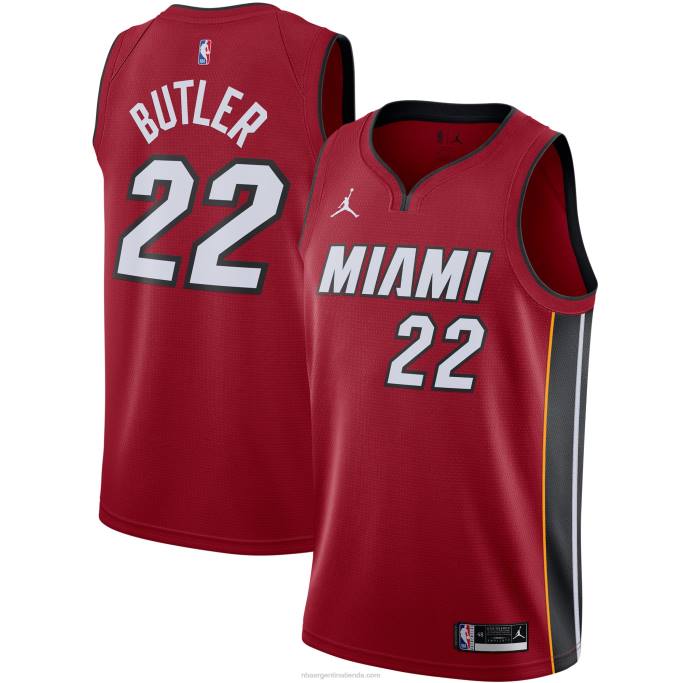 NBA 0F6D7319 camiseta miami heat jimmy butler jordan brand roja swingman