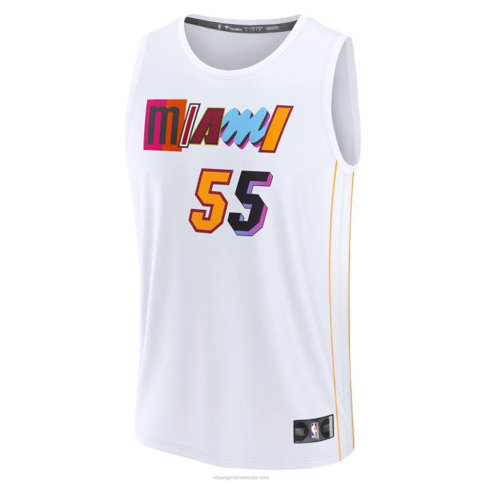 NBA 0F6D7368 miami heat camiseta blanca de duncan robinson fastbreak