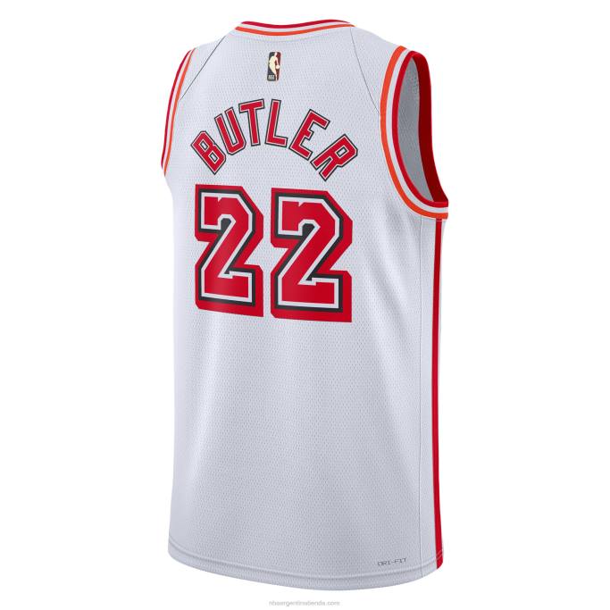 NBA 0F6D850 camiseta miami heat jimmy butler nike blanca swingman