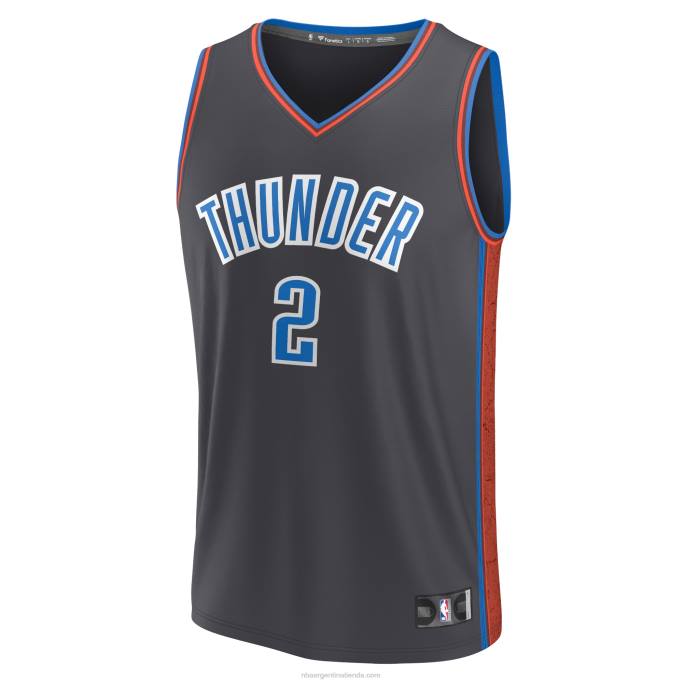 NBA 0F6D544 camiseta oklahoma city thunder shai gilgeous-alexander anthracite fastbreak