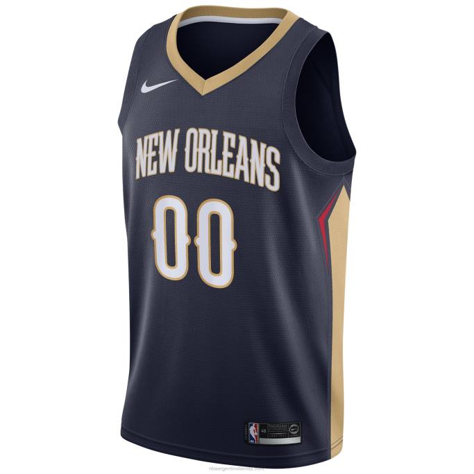 NBA 0F6D4889 Camiseta personalizada New Orleans Pelicans Nike Navy Swingman