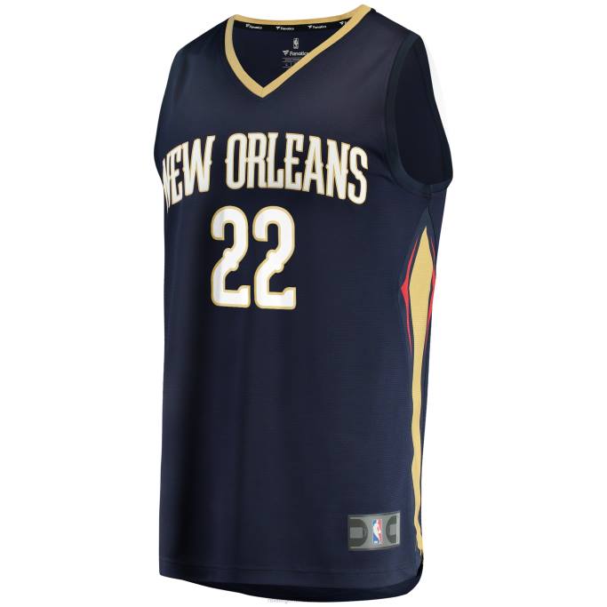 NBA 0F6D8737 pelícanos de nueva orleans larry nance jr. Réplica de maillot azul marino Fast Break