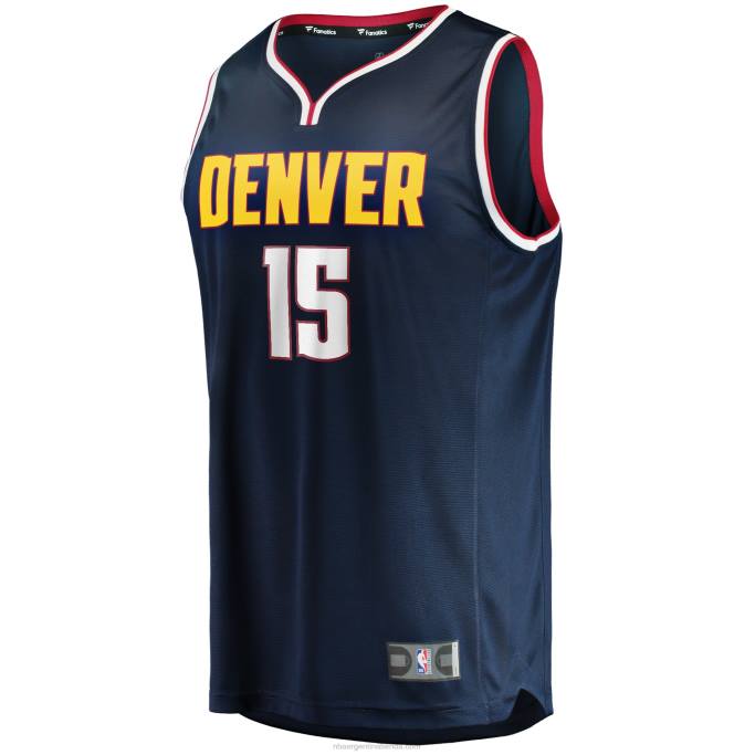NBA 0F6D110 denver nuggets nikola jokic camiseta de jugador de ruptura rápida azul marino