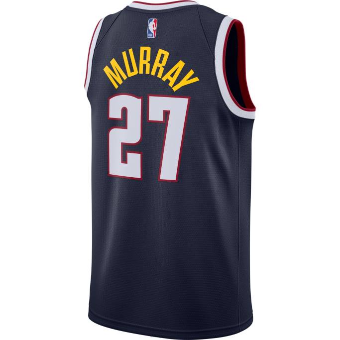 NBA 0F6D1289 camiseta jamal murray denver nuggets nike azul marino swingman