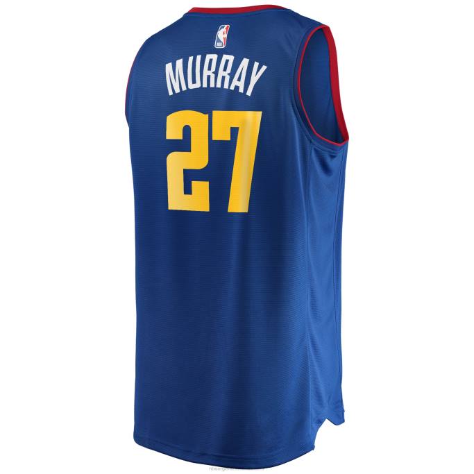 NBA 0F6D1469 denver nuggets jamal murray azul fast break replica jugador jersey