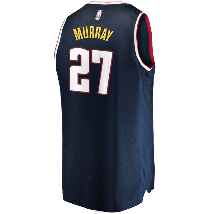 NBA 0F6D1545 camiseta réplica de denver nuggets jamal murray azul fast break