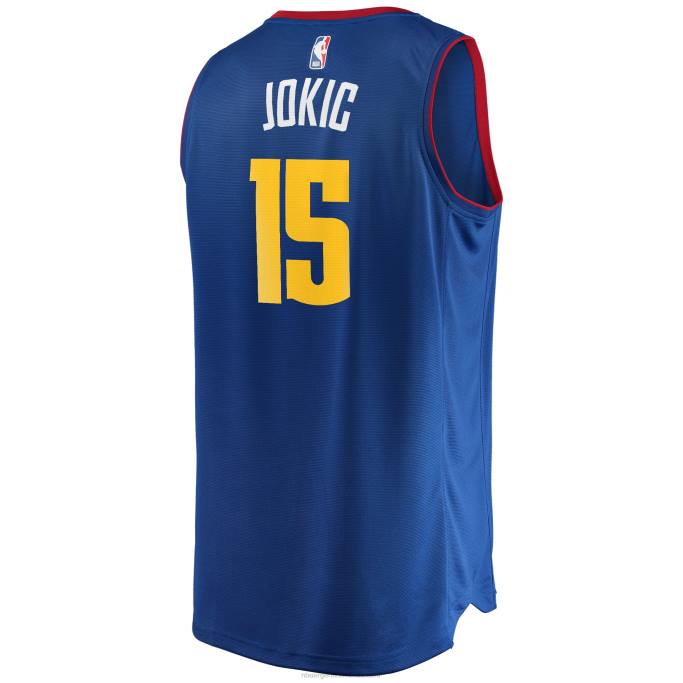 NBA 0F6D5194 denver nuggets nikola jokic azul fast break replica playera de jugador