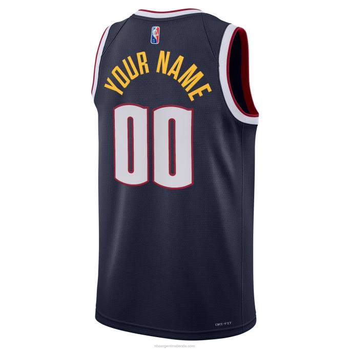 NBA 0F6D5626 camiseta personalizada denver nuggets nike azul marino diamante swingman