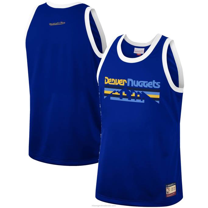 NBA 0F6D6203 denver nuggets mitchell & ness royal hardwood classics equipo herencia moda jersey