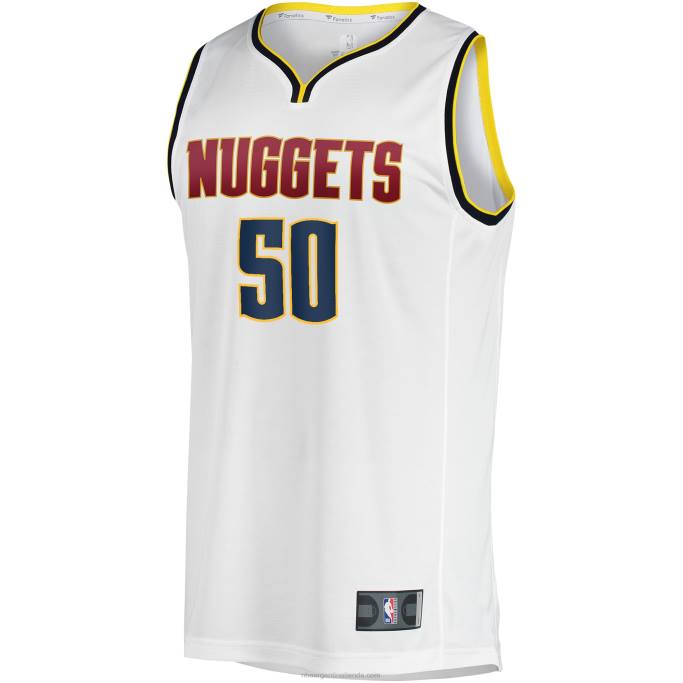 NBA 0F6D6595 denver nuggets aaron gordon blanco rompe rápido playera de jugador