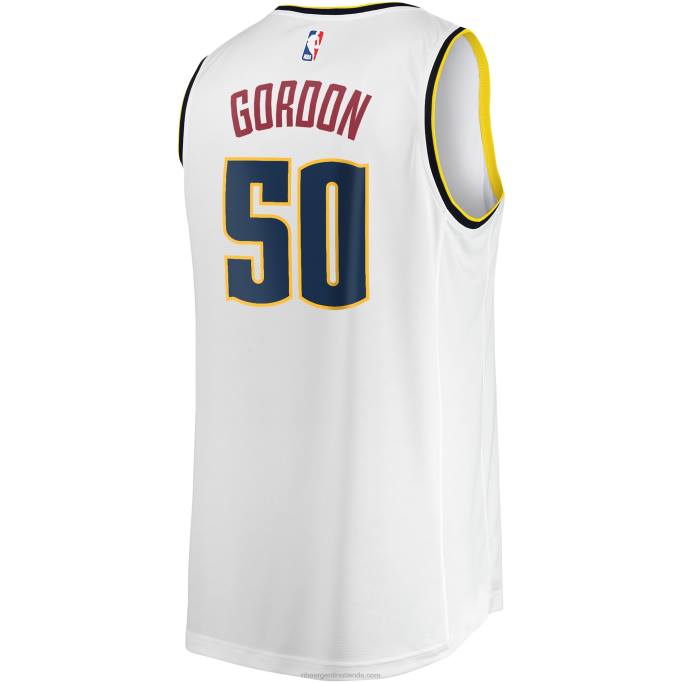 NBA 0F6D6595 denver nuggets aaron gordon blanco rompe rápido playera de jugador