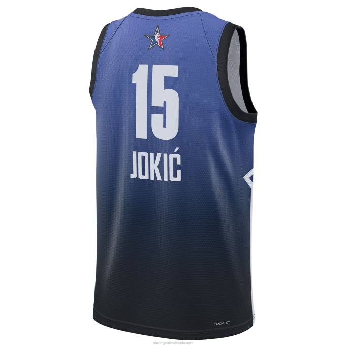 NBA 0F6D689 nikola jokic jordan marca azul juego de estrellas camiseta swingman